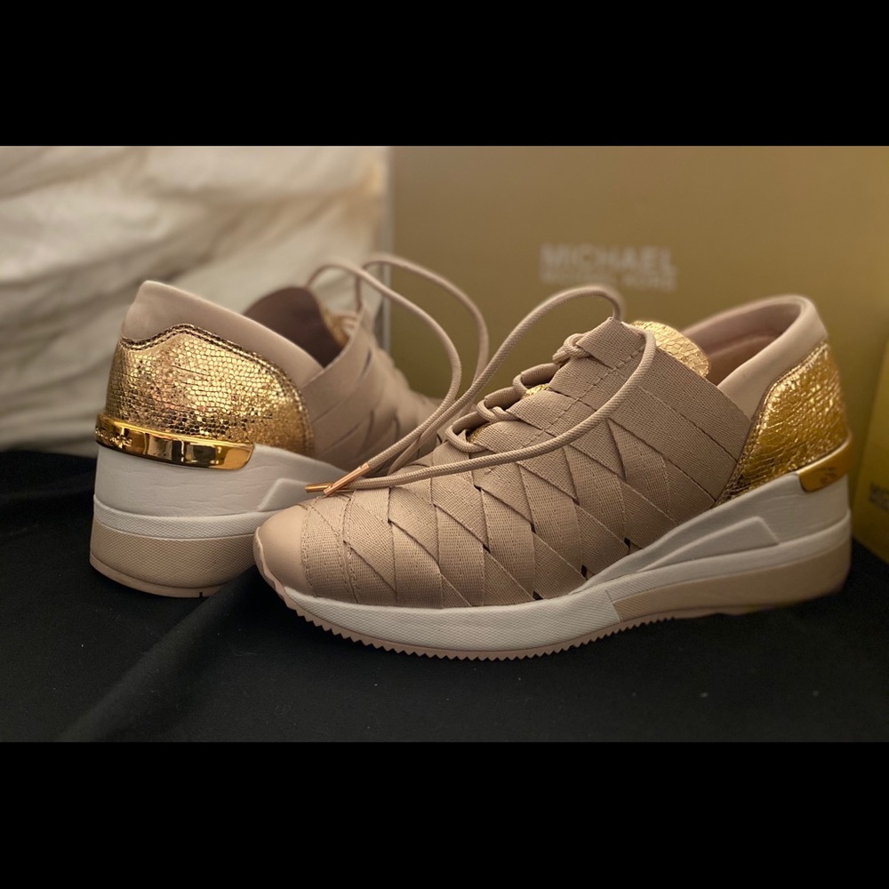 Michael Kors wedge trainer